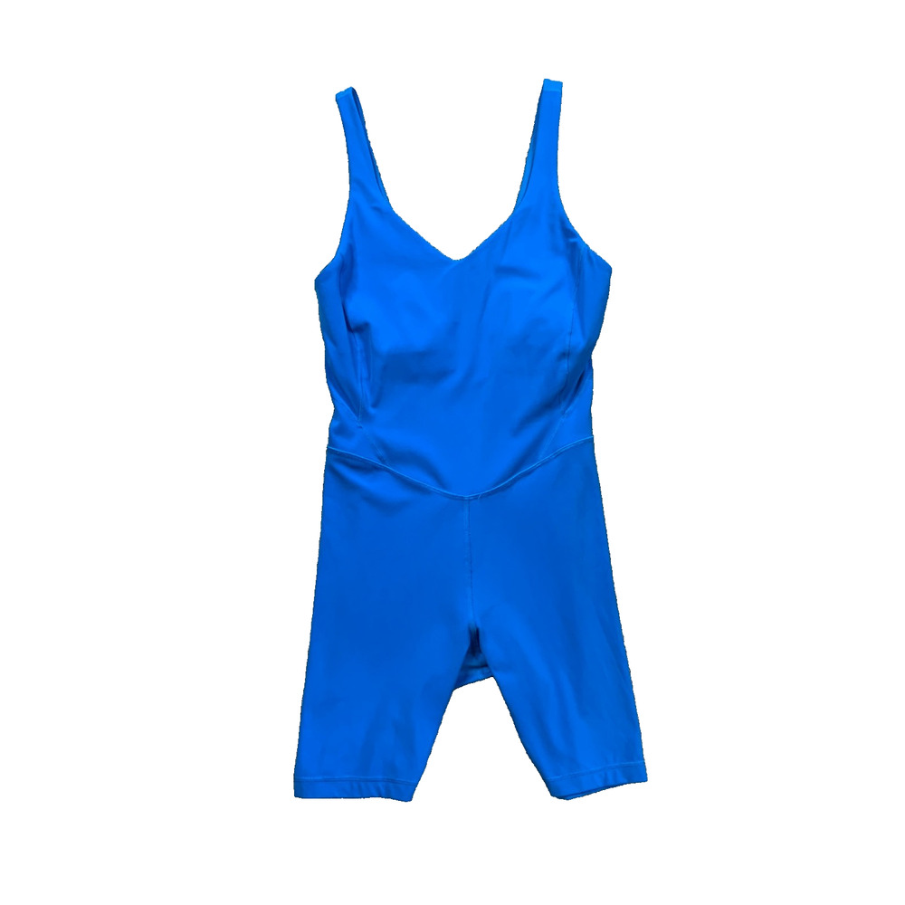 Lululemon Bodysuit Womens 6 Malibu Align Built In Shelf Bra Weightless Romper